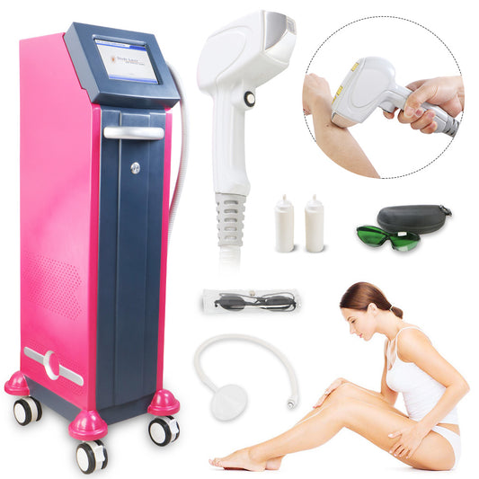 808nm Standing Dioded Laser Painless Permanent Hair Removal Salon Beauty Machine