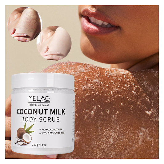 Coconut milk body scrub