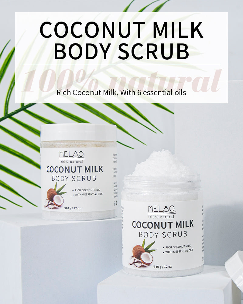 Coconut milk body scrub