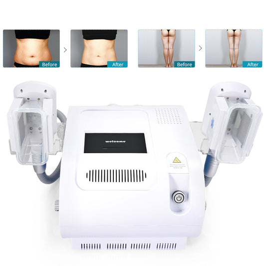 Two Handles Fat Freezing Cooling Systerm Frozen Slimming Cellulite Removal Machine