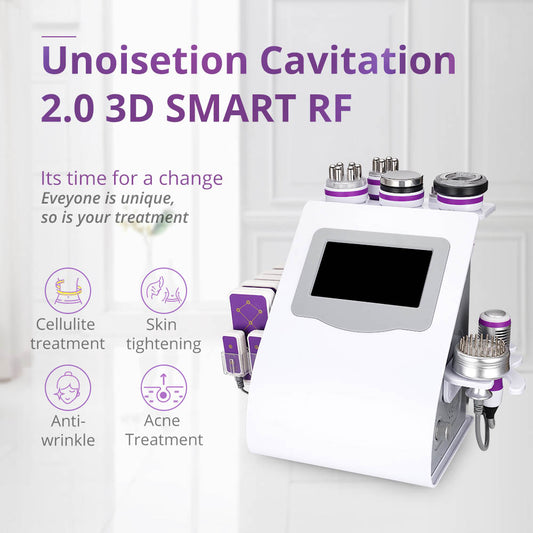 9in1 Ultrasonic Cavitation RF Vacuum Face Tightening Slimming Machine