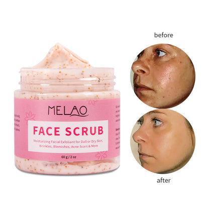 Facial scrub  Moisturizing Excfoliant for Dull or Dry Skin, Wrinkles, Blemishes, Acne Scars&More