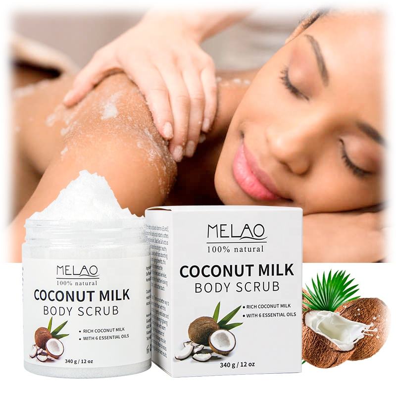 Coconut milk body scrub