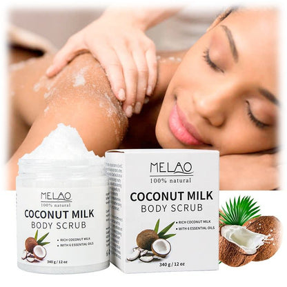 Coconut milk body scrub