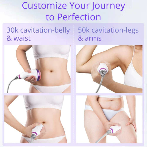 S Shape Pro 2 in 1 Dual 30K/50K Cavitation RF Vacuum Machine for Body Shaping