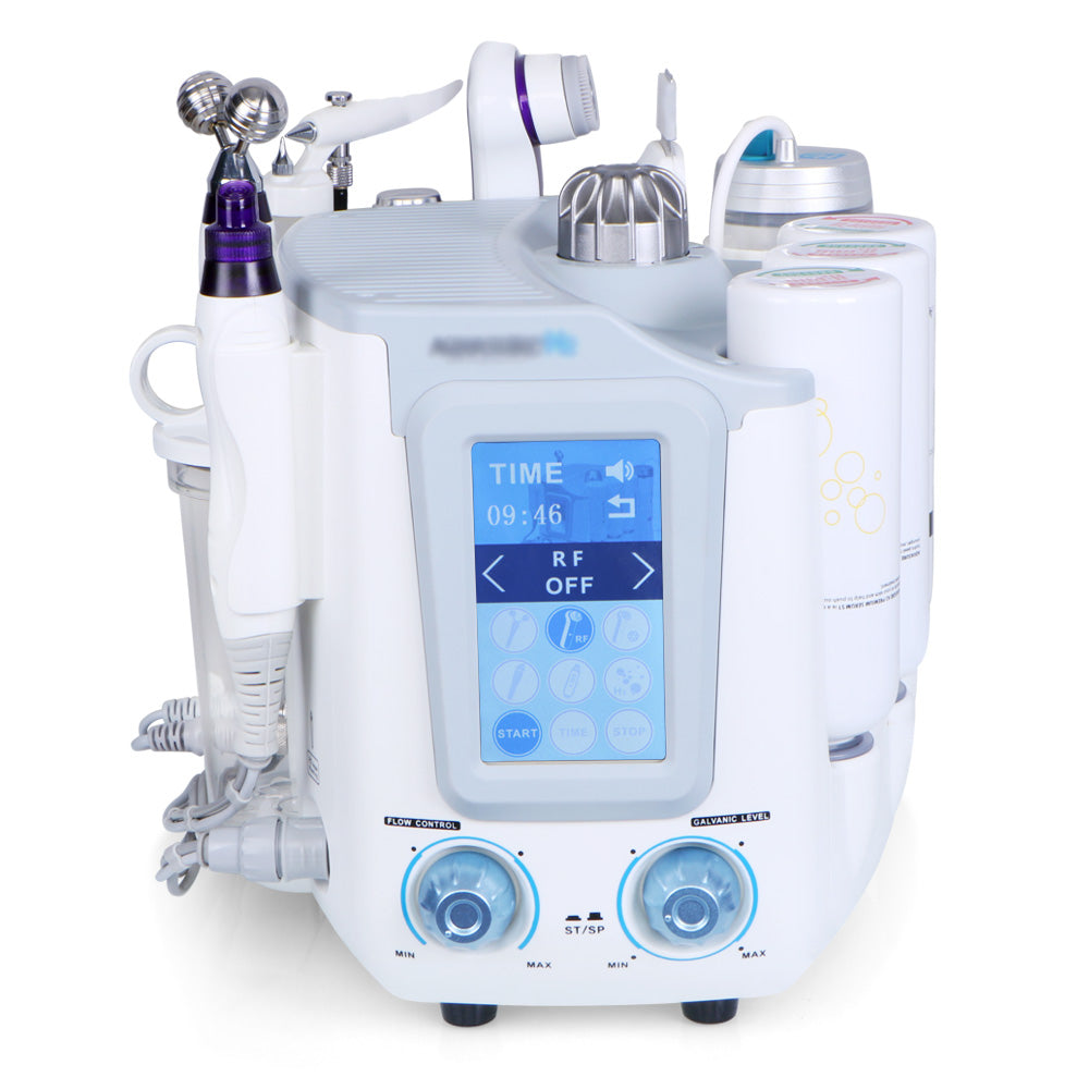 5in1 Dermabrasion Ultrasonic Scrubber  Oxygen Spray Facial Skin Whitening BIO Machine