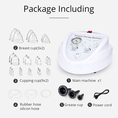 Vacuum Therapy Massage Body Shaping Lymph Drainage Breast Enlargement Machine