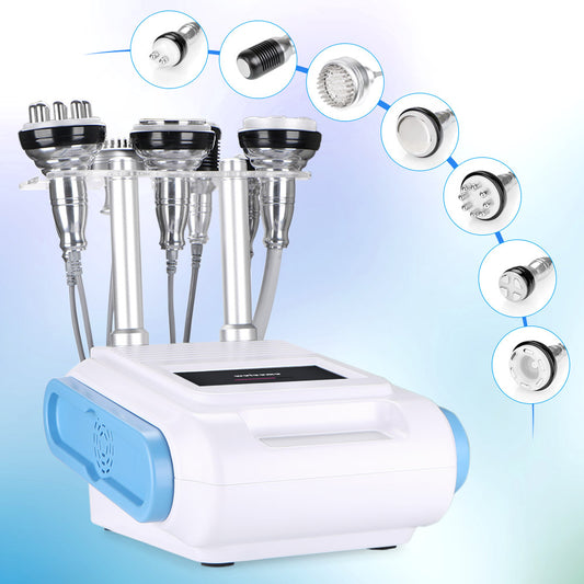 7IN1 Cavitation 40K Vacuum RF Microcurrent Photon Cold Hot Hammer Slimming Machine