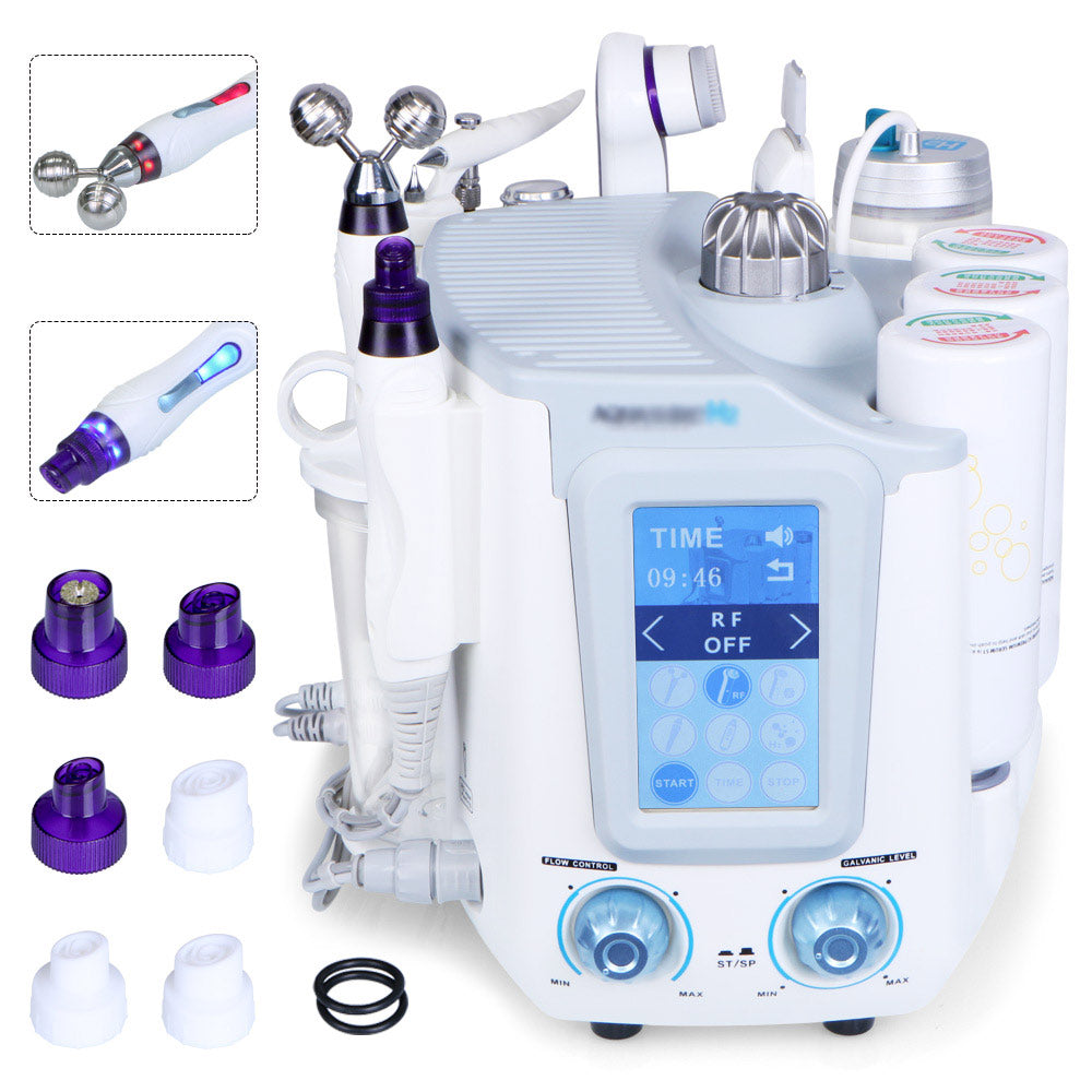 5in1 Dermabrasion Ultrasonic Scrubber  Oxygen Spray Facial Skin Whitening BIO Machine