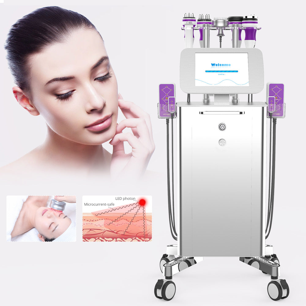 Professional Unoisetion Cavitation 40K RF Vacuum Cold And Hot Lipo Slimming Machine