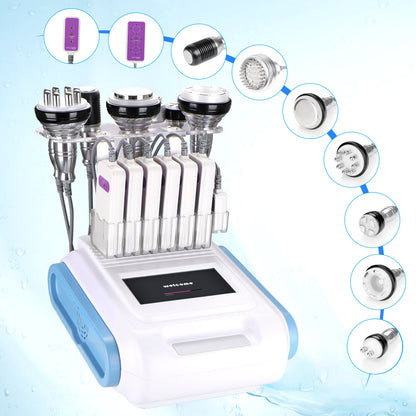 8 IN 1 High Quality Ultrasonic Cavitation Vacuum RF Microcurrent Body Slimming Lipo Laser Machine