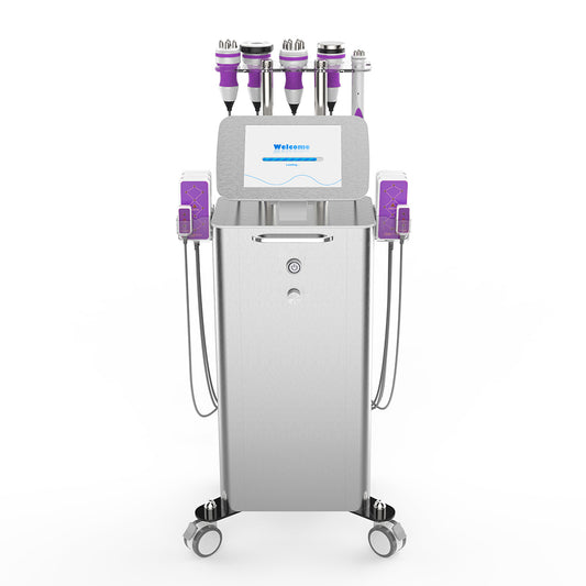 6 In 1 Standing 40K Cavitation 2.0 Vacuum RF Photon Body Slimming Beauty Machine