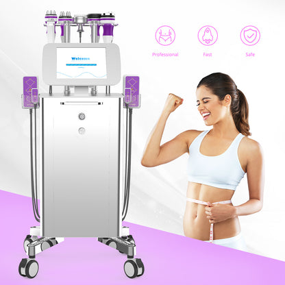 Professional Unoisetion Cavitation 40K RF Vacuum Cold And Hot Lipo Slimming Machine