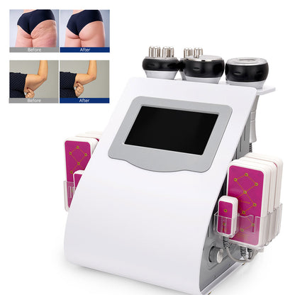 6 In 1 Ultrasonic Cavitation RF Vacuum Lipo Laser Weight Loss Body Slim Machine