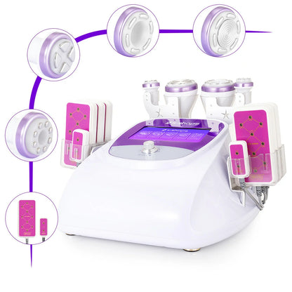 New 30K Cavitation Ultrasonic S Shape EL EMS RF Face Lift Fat Loss 160mw Led Laser Body Shaping Machine