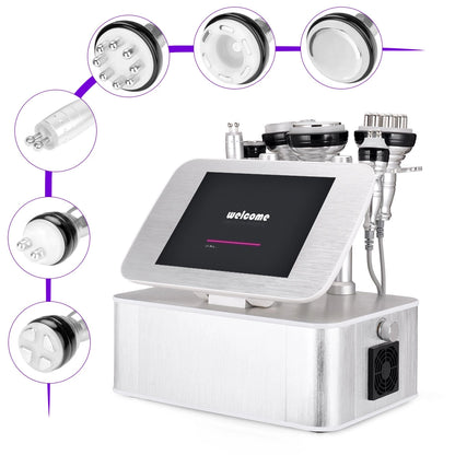 6in1 Radio Frequency Ultrasonic Cavitation Vacuum Body Slimming Machine