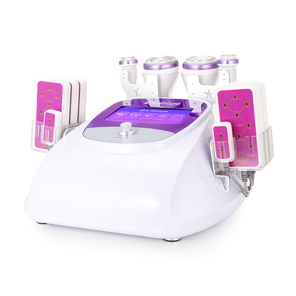 New 30K Cavitation Ultrasonic S Shape EL EMS RF Face Lift Fat Loss 160mw Led Laser Body Shaping Machine