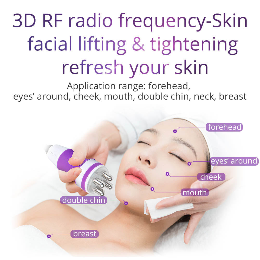 9in1 Ultrasonic Cavitation RF Vacuum Face Tightening Slimming Machine